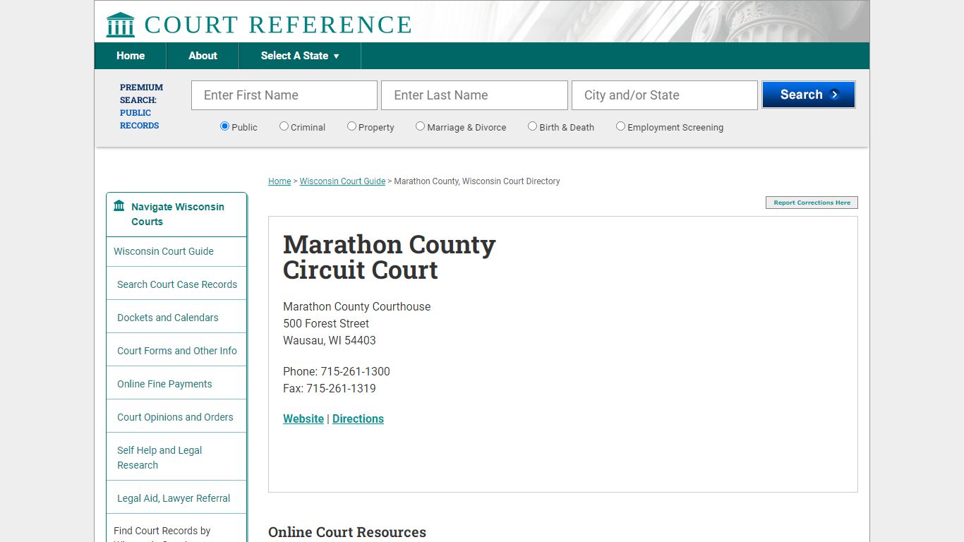 Marathon County Circuit Court